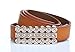 Produktbild Fang-Studio Ledergürtel, Mode-Gürtel, Echte Leder-Dame, Wildledergürtel, Wasserbohrer, Dünnes Band, Boden Gelb 105Cm
