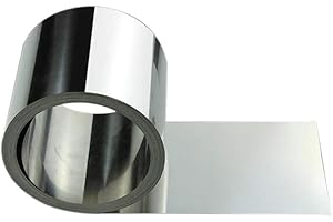 GOONSDS Stainless Steel Sheet,Steel Strip Plate Fine Sheet Foil for Metalworking Welding and Decorative Arts Processing,Thickness 0.2mm