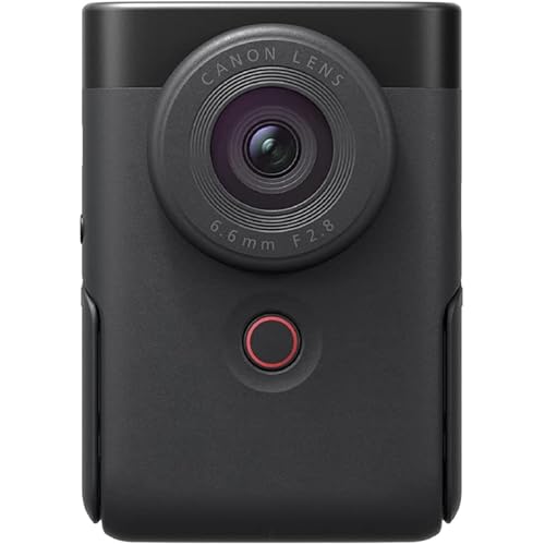 Canon PowerShot V10 13.1 MP Digital Camera with CMOS Sensor|13.1MP | 4K Vlogging Camera - Black