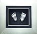 Baby Casting Kit with 6x5" brushed Silver effect 3D Box Display Frame / Silver Metallic Paint by BabyRice