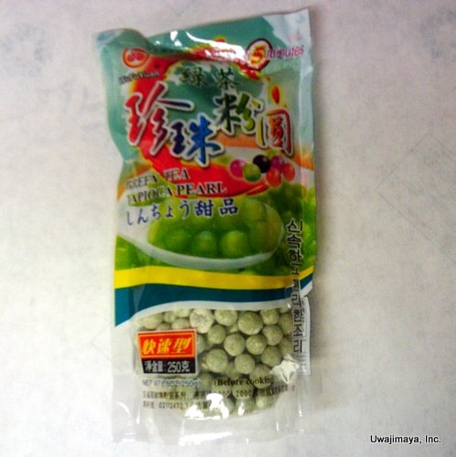 WuFuYuan - Green Tea Tapioca Pearl (Net Wt. 8.8 Oz.)