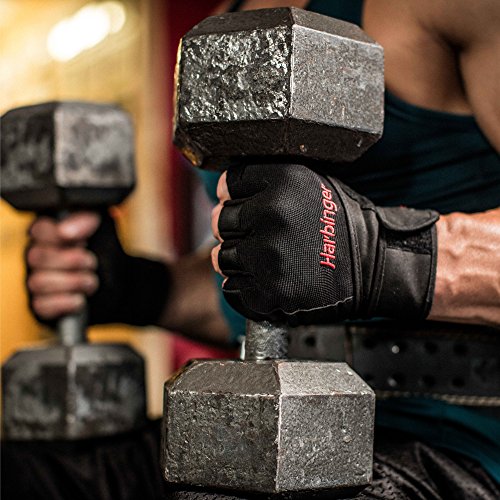 Harbinger Herren Pro Wristwrap Fitnesshandschuhe - 3