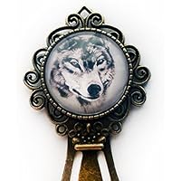 Wolf Head Kopf Lesezeichen