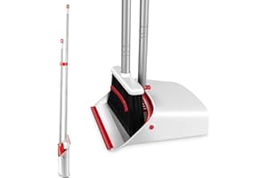 ‎MASTHOME Masthome Besen und Kehrschaufel Set, Kehrgarnitur mit Langem Stiel, Schaufel und Besen Set, Besen Aufrecht Schaufel für die Küche Zuhause Büro Fußboden Reinigung