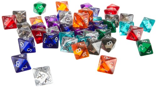 Preisvergleich Produktbild Philos 7530 - Würfel, 8-seitig, transparent, 50er Beutel