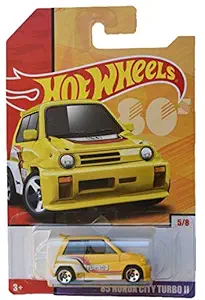 Hot Wheels 1:64 Scale die cast Exclusive Heritage [Yellow] 85 Honda City Turbo II 5/8 by Diecastmahal