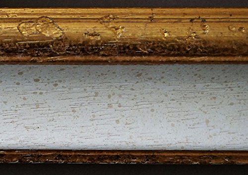Spiegel Wandspiegel Badspiegel – Acta Weiss Gold 6,7 – handgefertigt – 200 Größen zur Auswahl – Antik, Barock – 60 x 130 cm AM AM - 2