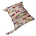 PIXNOR Cartoon Elephant Pattern Washable Reusable Waterproof Zippered Baby Cloth Diaper Nappy Bag Wet Dry Bag Tote with Soft Snap Handle