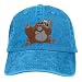 Produktbild Hoswee Unisex Kappe/Baseballkappe, Orangutan Holding A Sound Box Denim Hat Adjustable Snapback Baseball Hats