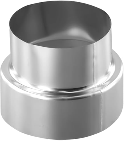 Adattatore Per Canna Fumaria Brico Kit - Mono A Doppia Parete, Diametro 150 Mm, Acciaio Inox, Per Caldaie E Stufe