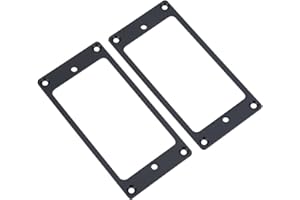 VGEBY 2pcs Cubierta Humbucker Plana Marco de Recogida de Guitarra Anillo de Montaje(negro)