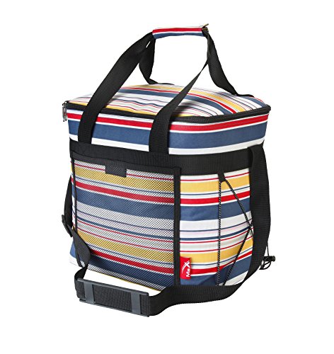 Preisvergleich Produktbild Ice Max Große Picknick Kühltasche - 28 Liter (Streifen)