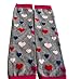 Baby Legs with heart - Grey, 0-6 Months