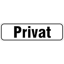 2x Privateigentum-Schild Aus Aluminium, Selbstklebend, 25x8 Cm – Türschild Für Büro, Laden, Hotel – Schutz Der Privatsphäre