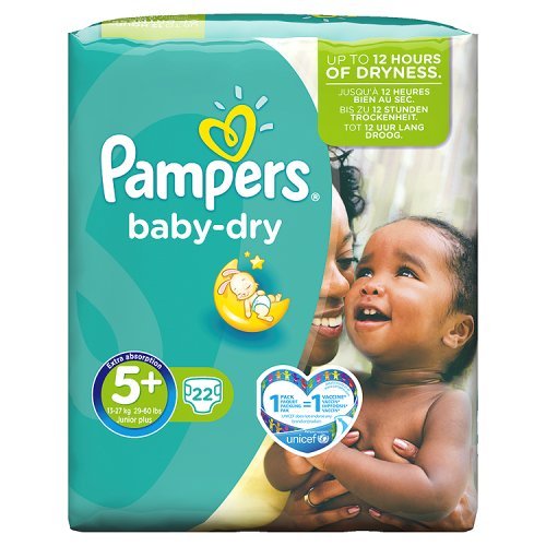 Preisvergleich Produktbild Pampers Baby Dry Carry Pack - Größe 5 +, 22 Windeln