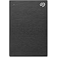 Seagate One Touch, 5TB, Portable External Hard Drive, PC Notebook & Mac USB 3.0, Black, 1 year MylioCreate, 4 mo Adobe Creative Cloud Photography, 2 year Rescue Services (STKC5000400)