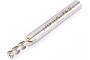 Estink HSS Schaftfräser, CNC Zylinderschaft Schaftfräser 4/6 / 8/10 / 12mm Mill Cutter, für CNC-Datenverarbeitungszentren, geschnitzte (4mm)