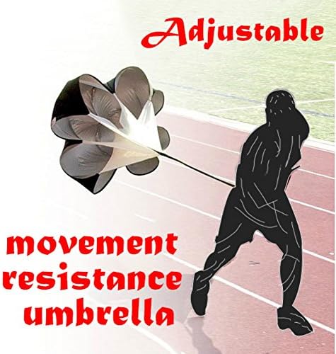 Crysle Speed Training Umbrella - Running Resistance Parachute Umbrella Provides Resistance for Enhancing Speed, Stamina, Strength
