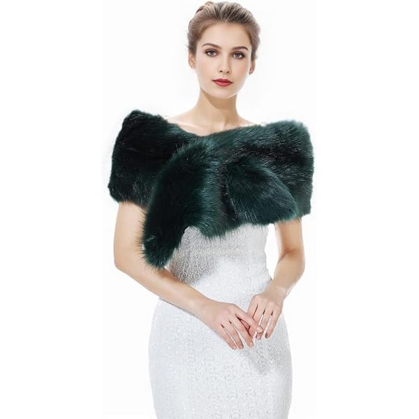 Produktbild von Pelz Stola BEAUTELICATE Kunstpelz Schal Stola Bolero Damen Für