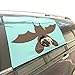 Produktbild Rtosd Fliegen glücklich bat Faltbare pet Hund Sicherheit Auto gedruckt Fenster Zaun Vorhang barrieren Schutz für Baby Kid einstellbar Flexible Sonnenschutz Abdeckung universal fit für SUV