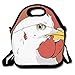 Produktbild Chicken Clipart Face Insulated Lunch Bag - Lunch Bag - Large Reusable Lunch Tote Bags For Women, Teens, Girls, Kids, Baby, Adults Portable Carry