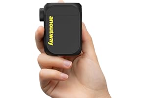 anoutway Tiny E-Pump Fahrradpumpe, Mini-Portable Fahrradreifenpumpe, Autoabschaltung, MAX 120 PSI Elektrische Fahrradpumpe fü