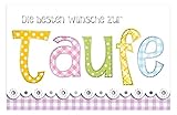 Susy Card Glückwunschkarte Taufe Gelds, 1 Stück in Folie