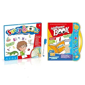 Sanghariyat Intelligence Book Sound Book for Children, English Letters & Words Learning Book, Fun Educational Toys. Activities with Numbers, Shapes Learning Book for Toddlers(E-Book)(Multicolor)