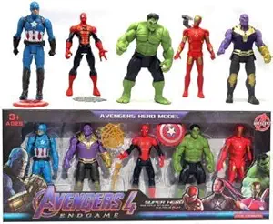 RKZ Avenger Super Hero Action Figure Toy Set (Set of 5 Superheroes)-Genuine & Original Products Sold by  RKZ .