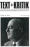 Image de Theodor W. Adorno (TEXT+KRITIK Sonderband)
