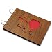 Produktbild KEESIN Holz-Foto-Album-DIY Gedächtnis-Foto-Reise-Aufzeichnung Einklebebuch 8 X 6 Inch (Ballon)