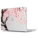 Produktbild TwoL 15 Zoll MacBook Pro Hülle,Kirschblüten Plastik Hartschale für MacBook Pro 15 Retina (A1398) (Transparent)