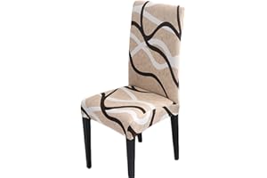 HZDHCLH Chair Covers Set of 4/6 Stretch Modern Chair Slipcovers for Dining Room Kitchen Wedding Party Washable Chair Protector (6pcs, bird's nest)