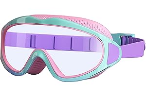 SWAUSWAUK Occhialini Nuoto Bambini - Occhialini Piscina per Bambino Bambina per Ragazzi Ragazze 4-12 Anni