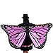 Produktbild Xmiral Frauen Weiche Gewebe Schmetterlings Flügel Schal Damen Cosplay Weihnachten Cosplay Kostüm Zusatz(A-Violett)