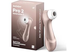 Satisfyer Pro 2 Succionador Clítoris Vibrador | Estimulación silenciosa y potente | Regalo de Juguete sexual para Mujer | Juguete sexual Consolador | Vibrador Ondas de Presión con Vibraciones