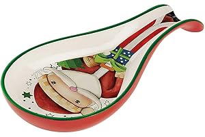 Egan Poggia mestolo Natalizio raffigurato Babbo Natale. Misura 21cmx10cm. La referenza è: 120086
