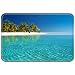 Produktbild Violetpos Fußmatte Palme Strand Meer Fußmatten / Sauberlaufmatte für Innen & Außen 50 x 80 cm