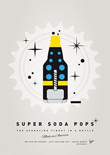 My SUPER SODA POPS Thor by Chungkong // Unique, Original Wall Art // 11.7 x 16.5 inches / 30 x 42cm // Framed and Ready To Hang // Custom Printed On 240gsm Premium Art Paper and Framed By Hand In a Beautiful Black Wooden Frame // Best Art For Home or Office // 100% Money Back Guarantee
