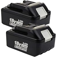 VANON 2Stück 18V 5,0 Ah Li-Ion AkkuErsatz für Makita BL1850 BL1850B BL1840B BL1840 BL1830B BL1830 BL1845 BL1835 BL1850…