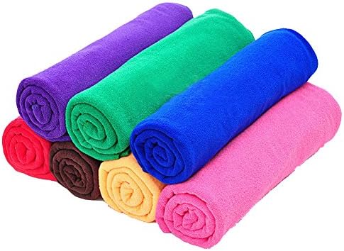 Possec Multi-purpose Microfiber Quick-dry,Wash Cloth,Cleaning Car,Swimming Towel 25*25cm Set of 10