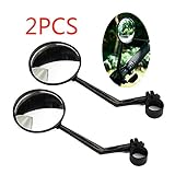 Bike Mirror, 360-Degree Cycling Rear View Mirror Rotatable Bicycle Motorcycle Bike Rear View Mirror Flexible Wide Angle Reflective Mirror 2PCS