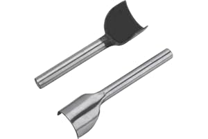 Dekaim Semicircle Punch Leather, 7 Stück/Set DIY Leather Carft Half-Round Punch Belt End Cutter für das Nähen von Leder zu Hause (10-40 mm)