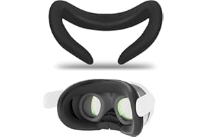 KYYOKE Cubierta Facial de Silicona para Quest 3, Cubierta Facial VR Compatible con la Interfaz Facial de Quest 3, máscara para los Ojos a Prueba de Sudor Accesorios Oculus Quest 3
