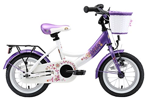 BIKESTAR® Premium Kinderfahrrad für sichere und sorgenfreie Spielfreude ab 3 Jahren ★ 12er Classic Edition ★ Candy Lila & Diamant Weiß - 2