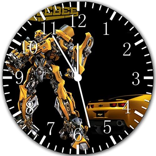 Transformer Bumblebee Wall Clock 10" Will Be Nice Gift and Room Wall Decor Y013