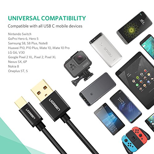UGREEN C ble USB Type C en Nylon Tress Lot de 2 C ble USB C Supporte Charge Rapide pour Samsung Galaxy S9 S8 Note 9 A8 2018 A7 A5 A3 2017 Huawei P20 Pro Mate 10 Honor 8 LG G5 G6 Macbook Pro 1 M reviews UGREEN C ble USB Type C en Nylon Tress Lot de 2 C ble USB C Supporte Charge Rapide pour Samsung Galaxy S9 S8 Note 9 A8 2018 A7 A5 A3 2017 Huawei P20 Pro Mate 10 Honor 8 LG G5 G6 Macbook Pro 1 M