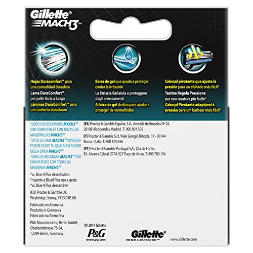 Gillette MACH3 Klingen, 5 Stück - 9
