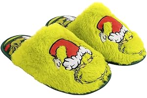 CERDÁ LIFE'S LITTLE MOMENTS Zapatillas De Casa Abierta The Grinch, Pantofole Unisex-Adulto