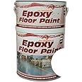 Epoxy Resin Floor Paint by Ask Coatings. for Garage, Industrial and Domestic. 5L (White)
